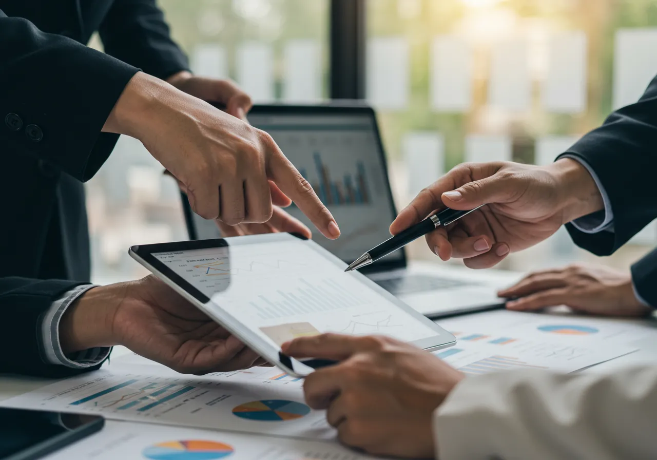 Gráfico ilustrativo de uma análise demográfica franquia com dados de população e renda.