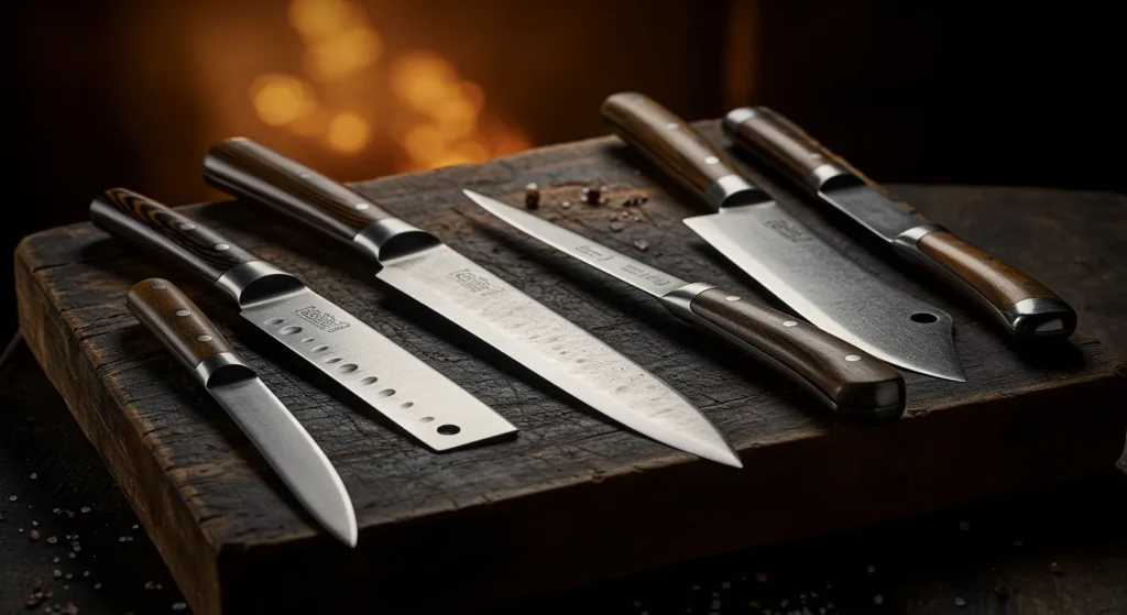 Guia 2024: 7 tipos de faca para churrasco e técnicas de afiação